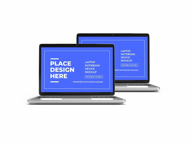 PSD laptop device mockup