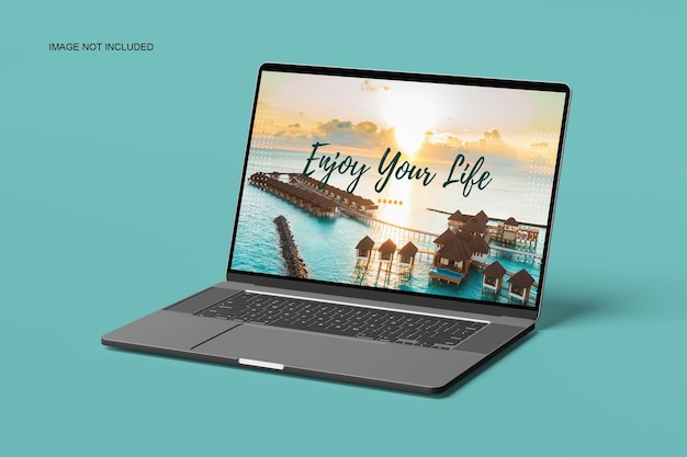 Laptop digitaal scherm mockups