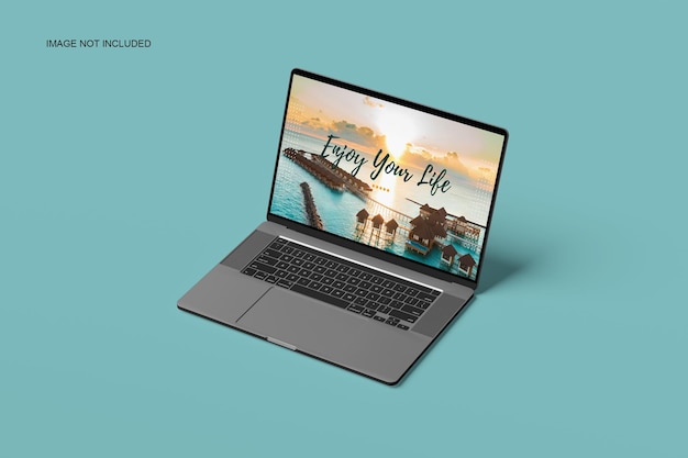 Laptop digitaal scherm mockups