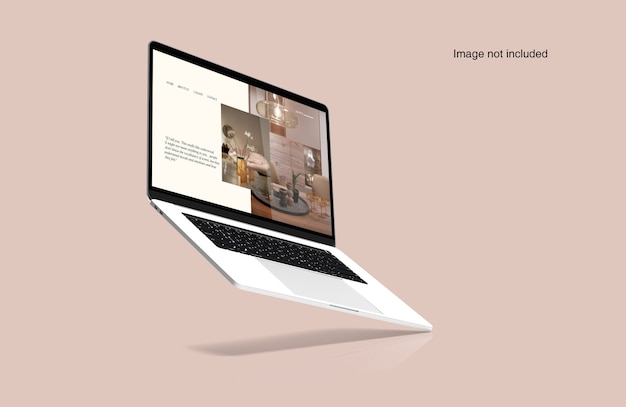 PSD laptop digital mockup