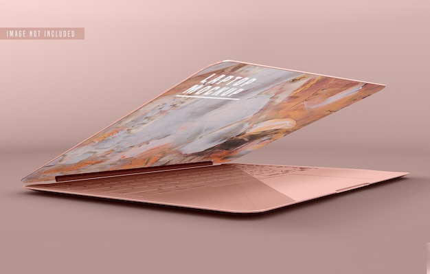 Laptop mockup design psd