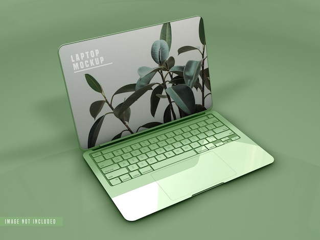 Laptop mockup design