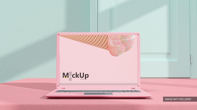 Laptop MockUp Minimalna koncepcja