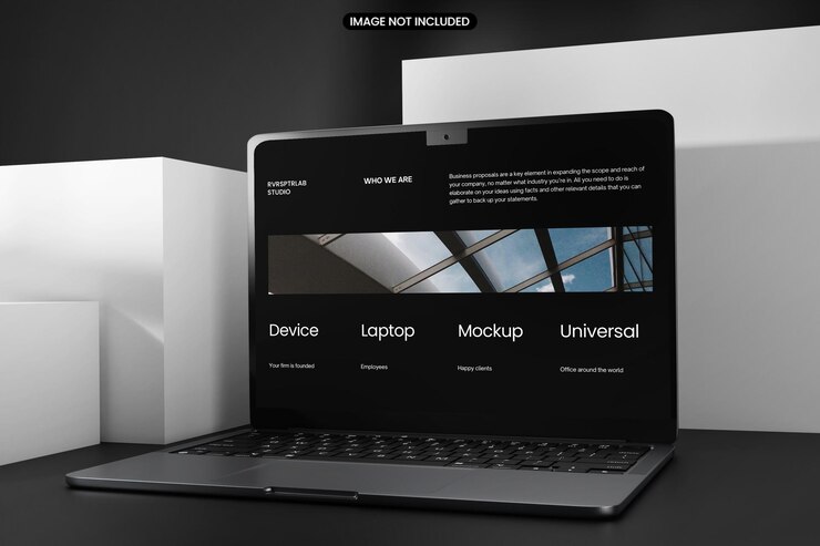 Laptop Mockup PSD Template
