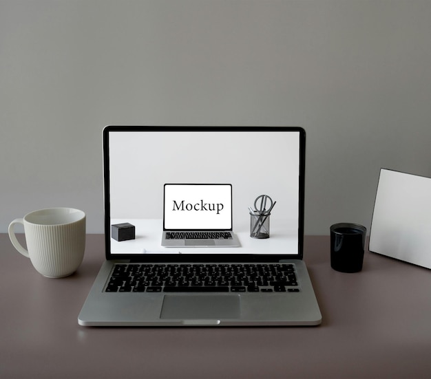 PSD laptop mockup psd