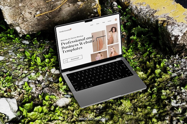Laptop mockup
