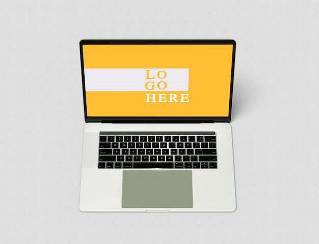 PSD mockup per laptop