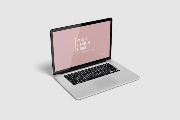 Mockup di laptop