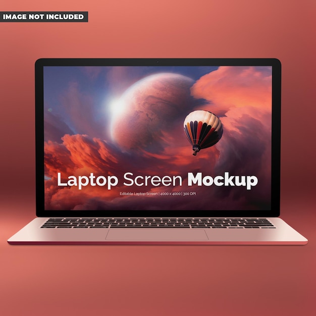 Mockup del computer portatile