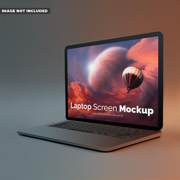 Laptop mockup