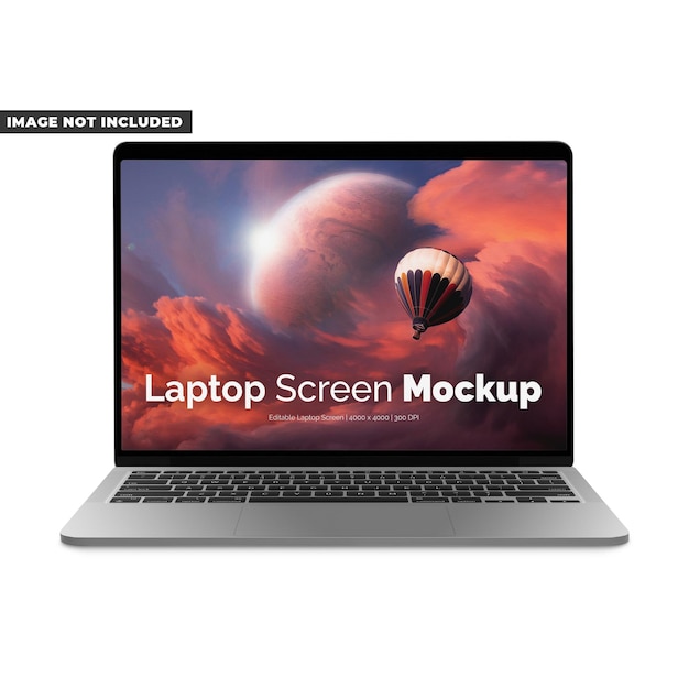 Laptop mockup