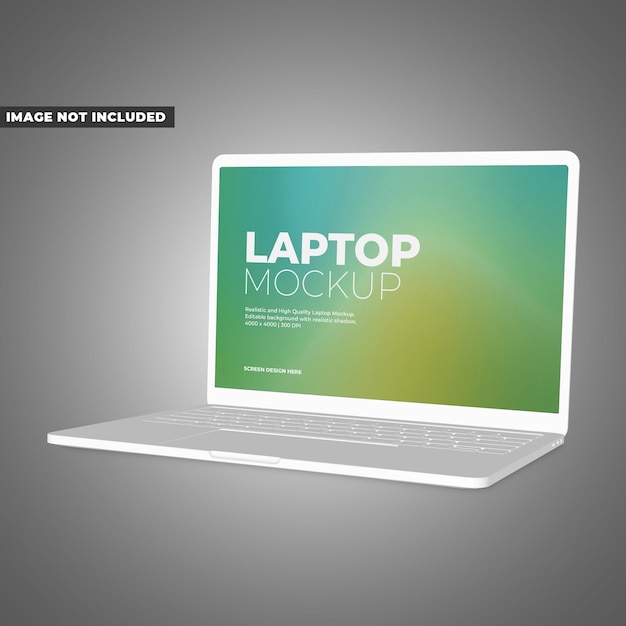 Laptop mockup