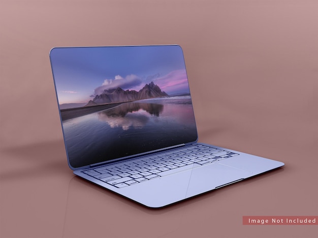 PSD mockup del computer portatile