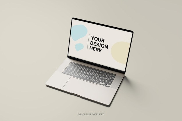 Laptop mockup