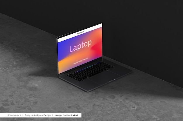 PSD laptop mockup