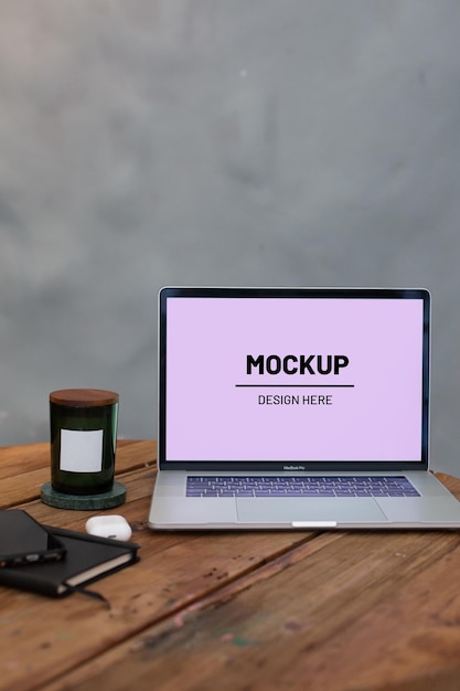 Laptop mockup