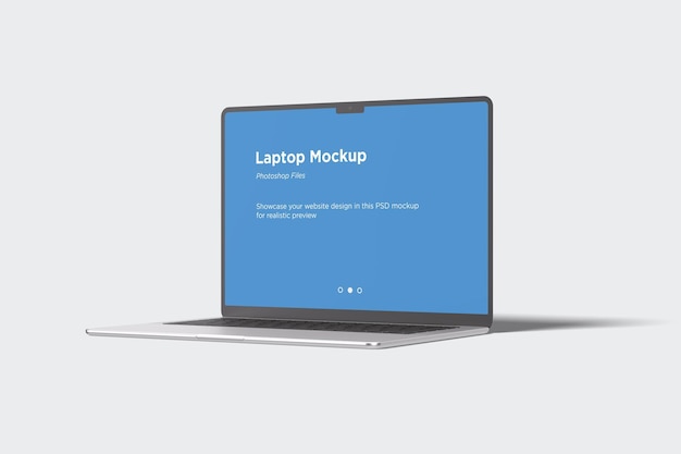 PSD laptop mockup