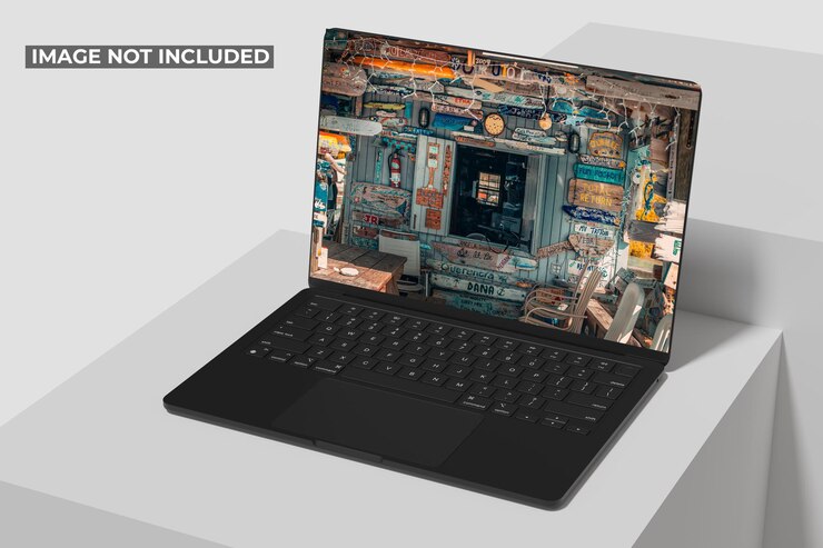 PSD laptop mockup