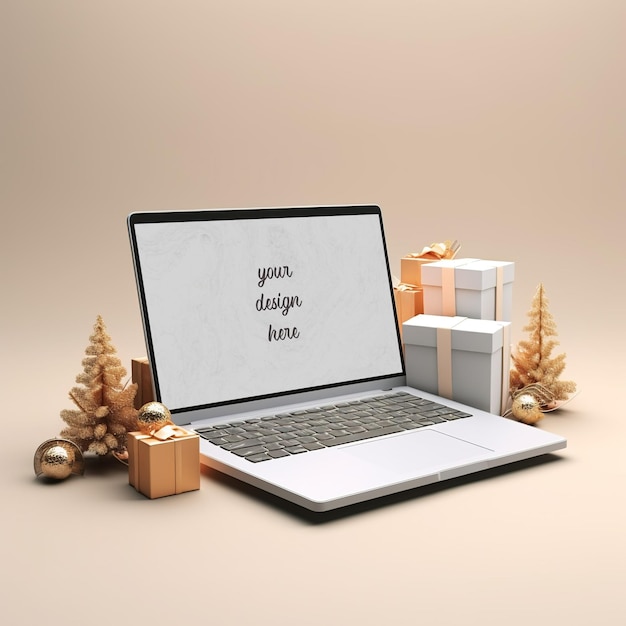 Laptop mockups collection bundle computer mockups birthday party desk office