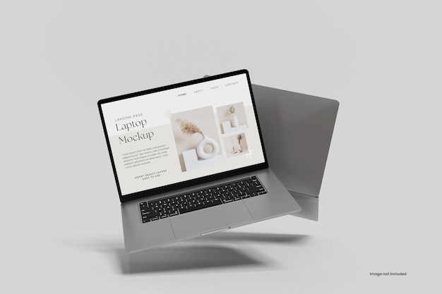 Laptop PSD Mockup