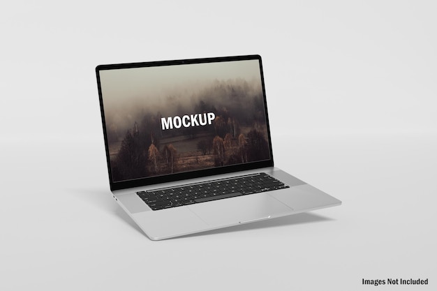 PSD laptop scherm mockup