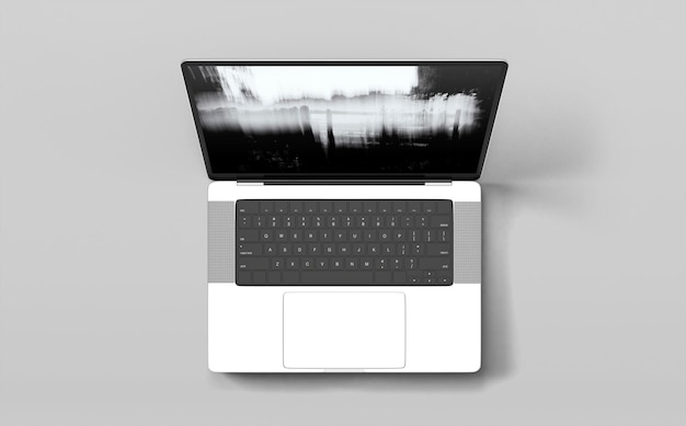 ラップトップのモックアップ デジタルデバイス (PSD)