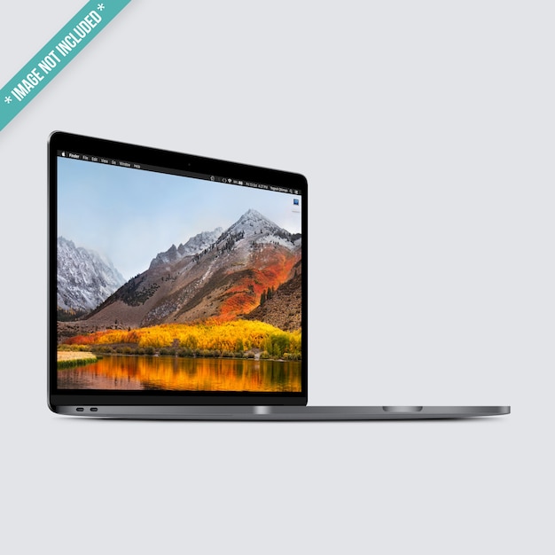 PSD laptop screen mockup