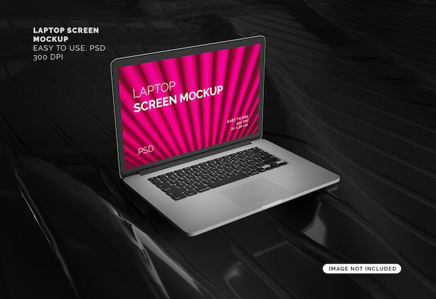 Laptop screen mockup