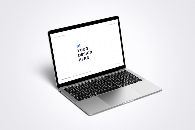 laptop screen mockup