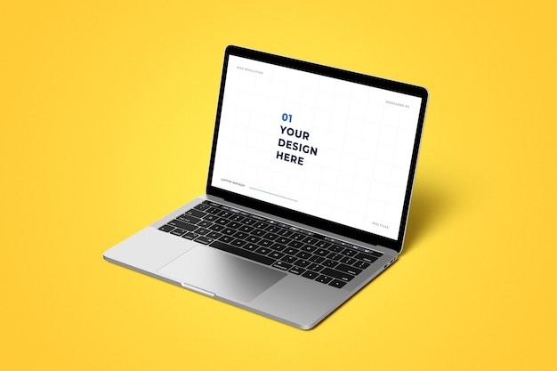 laptop screen mockup