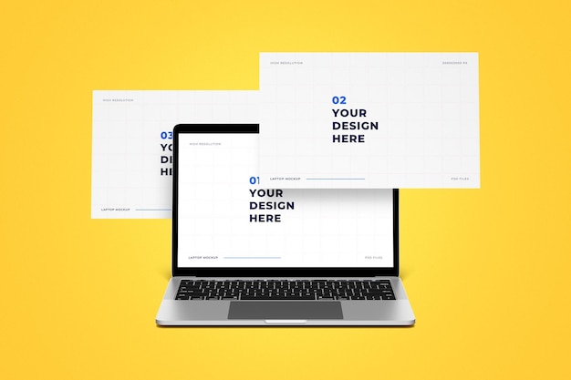 laptop screen mockup