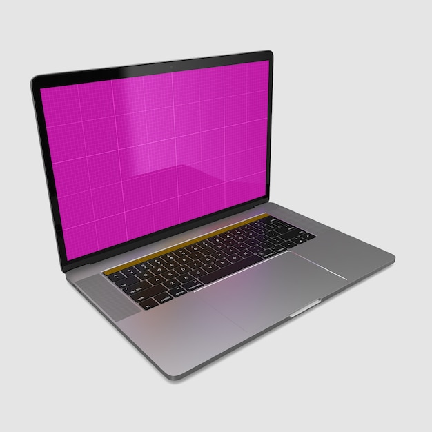 PSD laptop screen mockup