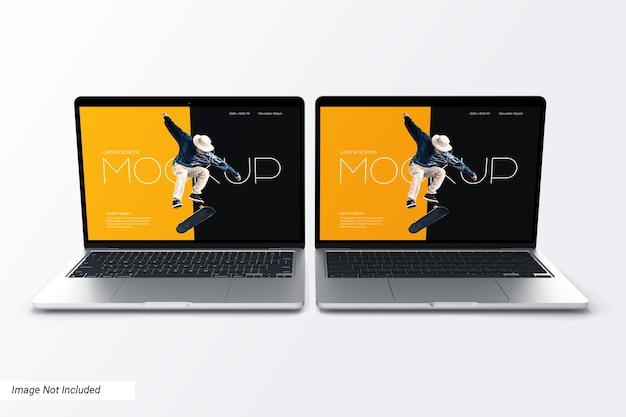 PSD laptop screen mockup