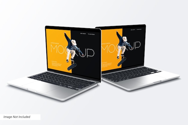 PSD laptop screen mockup