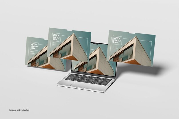 PSD laptop screen mockup