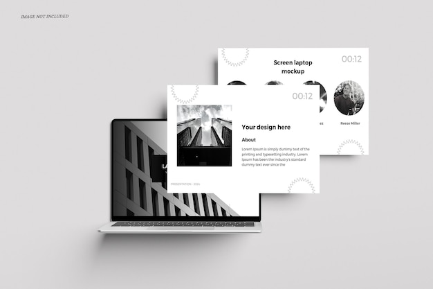 laptop screen mockup