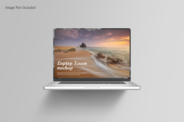 Laptop screen mockup