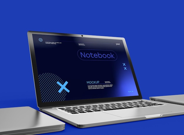 Laptop screen mockup