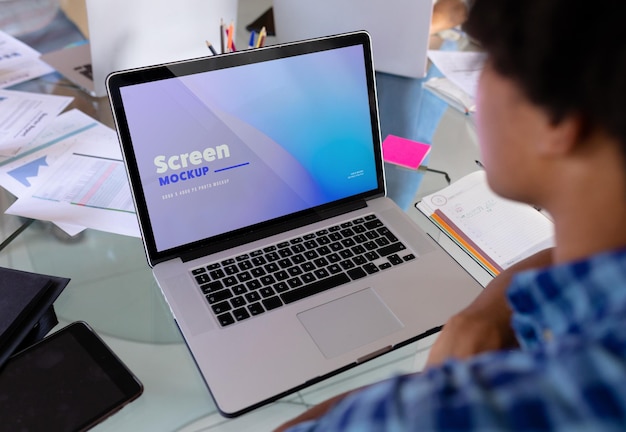 laptop screen mockup