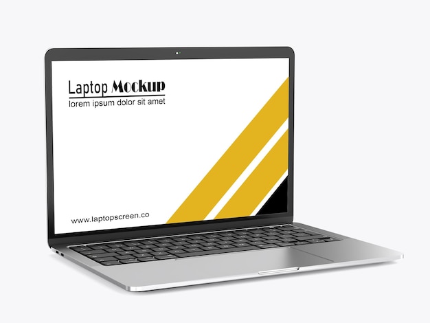 laptop screen mockup