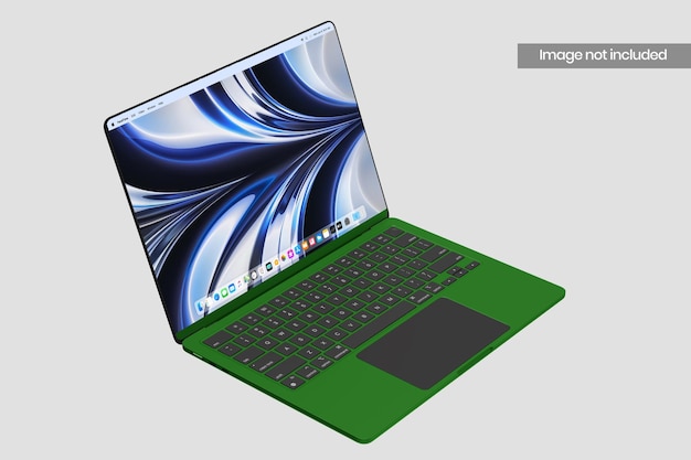 PSD mockup dello schermo del computer portatile