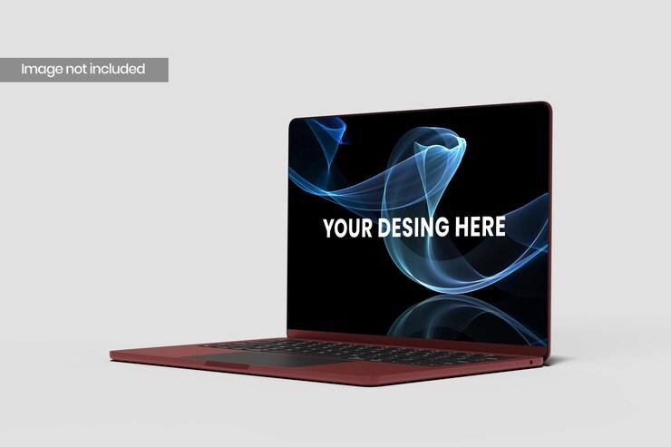PSD laptop screen mockup