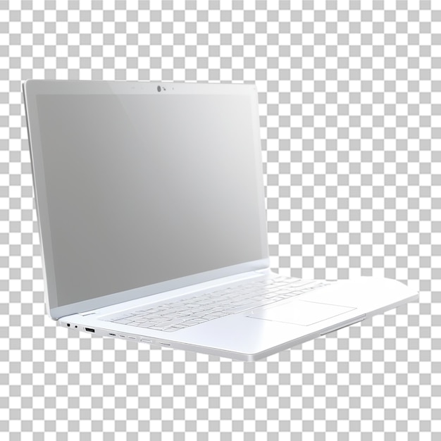 PSD laptop screen transparent background