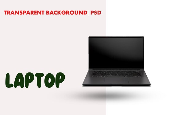 PSD laptop transparent background psd file