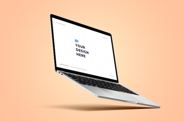 laptop and website screen mockup