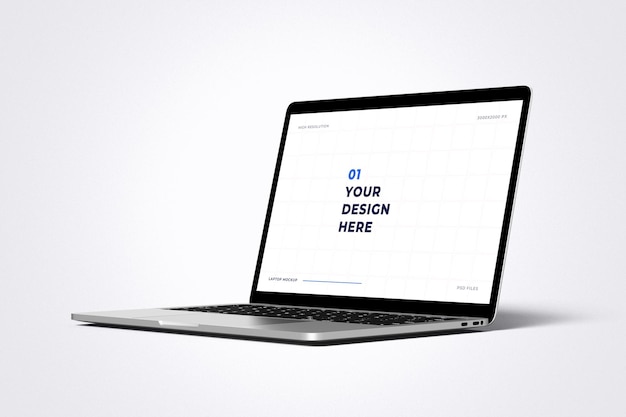laptop and website screen mockup