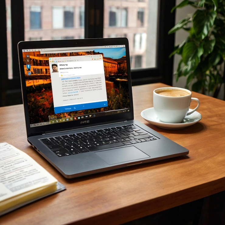 PSD a laptop with a page that says quot search for a website quot on the screen