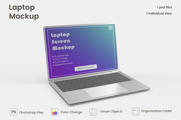 Laptopmodel premium psd