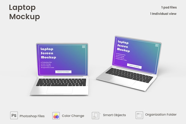 Laptopmodel premium psd