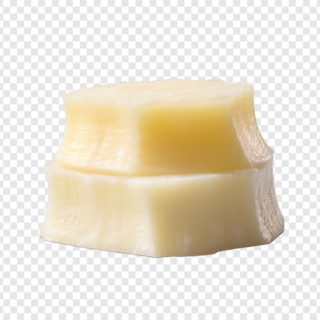 Lard isolated on transparent background